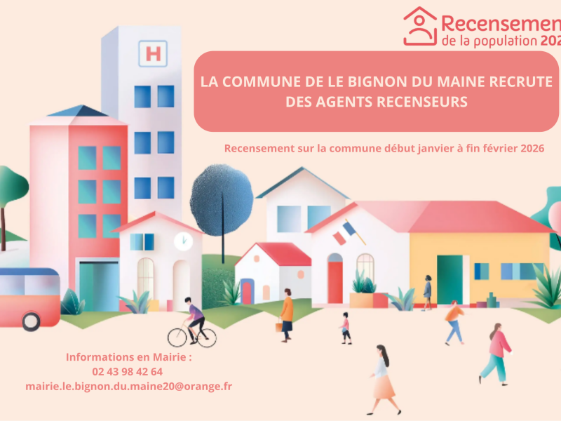 Recherche agent recenseur